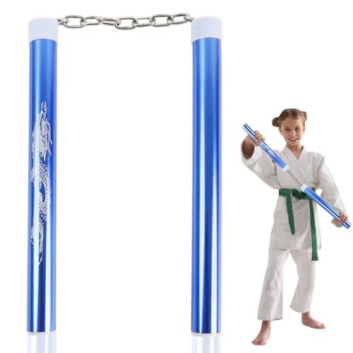 Proberos Kids Nunchaku, 12 Inches Aluminum Alloy Nunchaku, EVA Anti-Slip Foam Handle Nunchaku, EVA Anti-Slip Foam Handle, Karate Equipment Proberos Kids Nunchaku, 12 Inches Aluminum Alloy Nunchaku, EVA Anti-Slip Foam Handle Nunchaku, EVA Anti-Slip Foam Handle, Karate Equipment